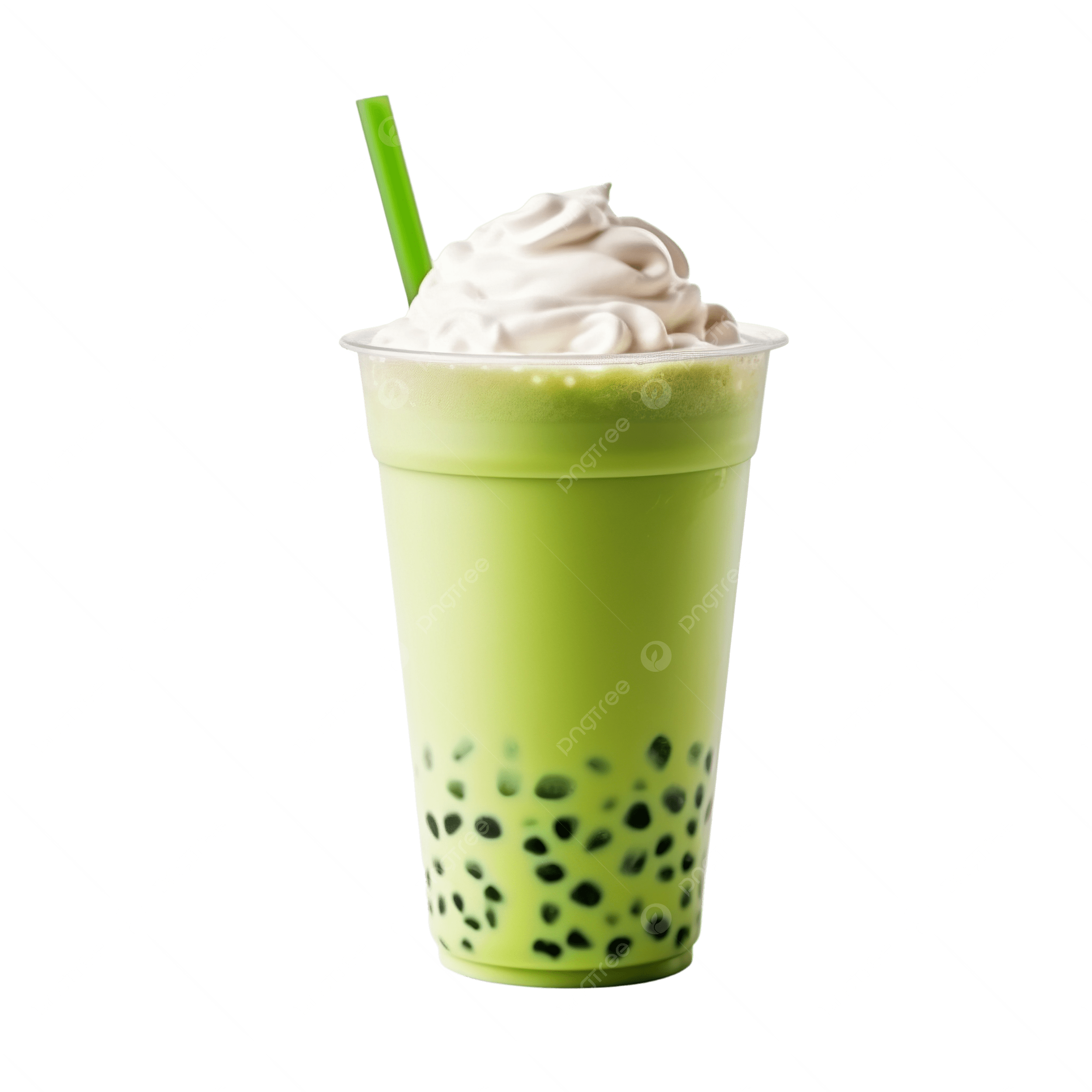 Matcha Red Bean Boba